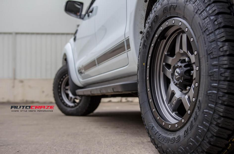 FORD RANGER ANZA MATTE ANTHRACITE WITH BLACK RING