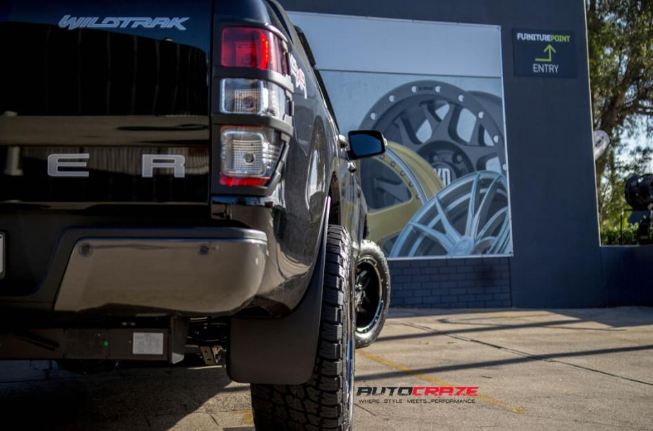 FORD RANGER GD07 MATTE BLACK MILLED