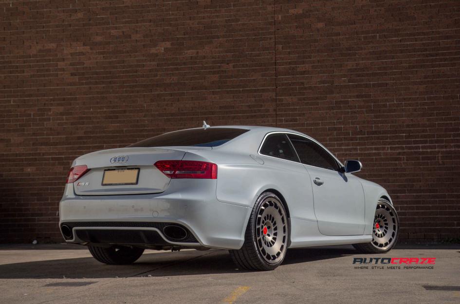 AUDI RS5 CCV MATTE BLACK TINTED FACE