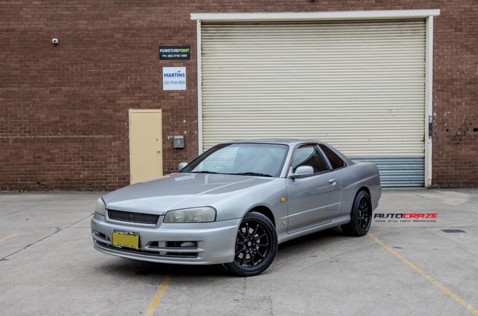 NISSAN SKYLINE R34 ROTATE MATTE BLACK 