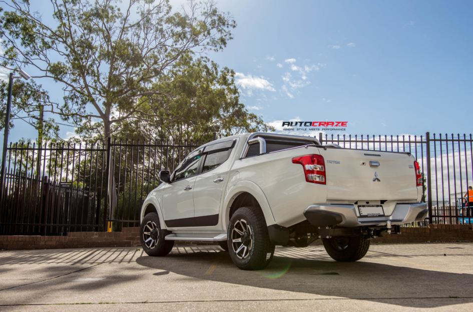 MITSUBISHI TRITON T05 SATIN BLACK MACHINED FACE