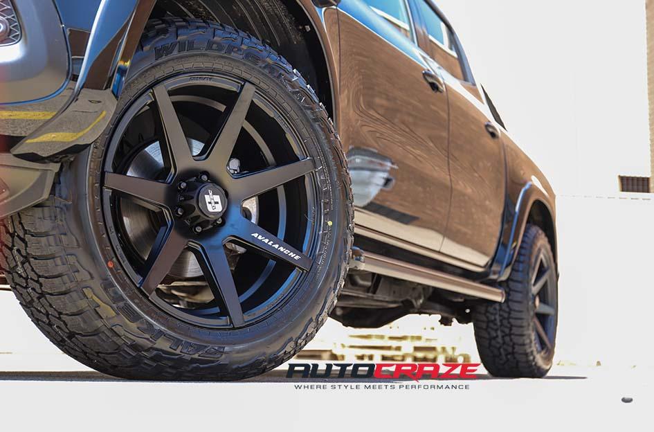 MERCEDES X CLASS AVALANCHE MATTE BLACK FRONT MILLED