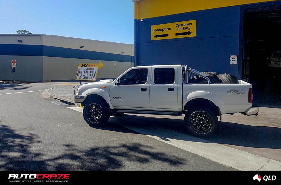 NISSAN NAVARA MAVERICK BLACK MACHINED FACE