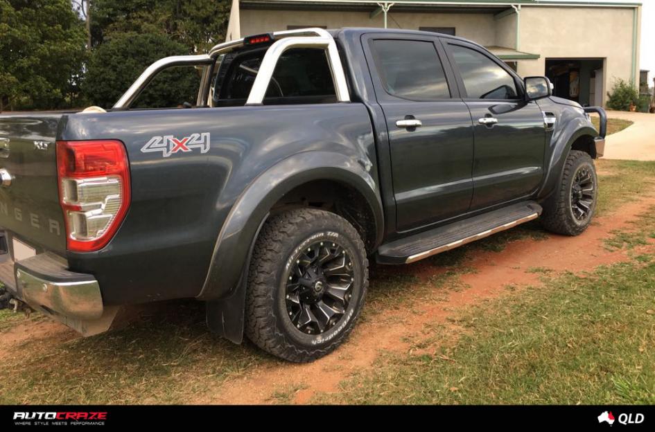 FORD RANGER ASSAULT GLOSS BLACK MILLED ACCENTS