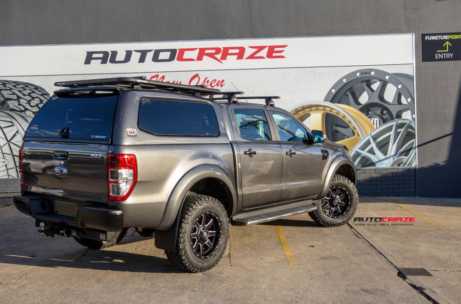 FORD RANGER MAVERICK GLOSS BLACK MILLED ACCENTS