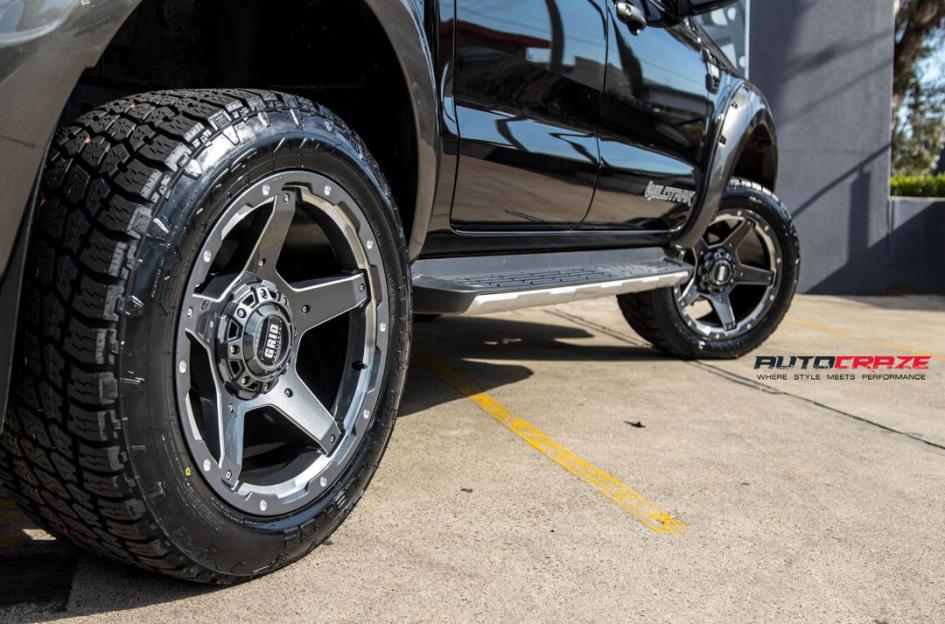 FORD RANGER GD04 GRAPHITE WITH MILLED ACCENTS