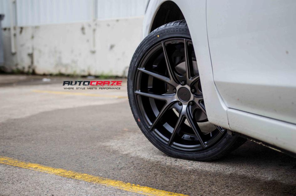 SUBARU IMPREZA TARGA BLACK   MACHINED WITH DOUBLE DARK TINT