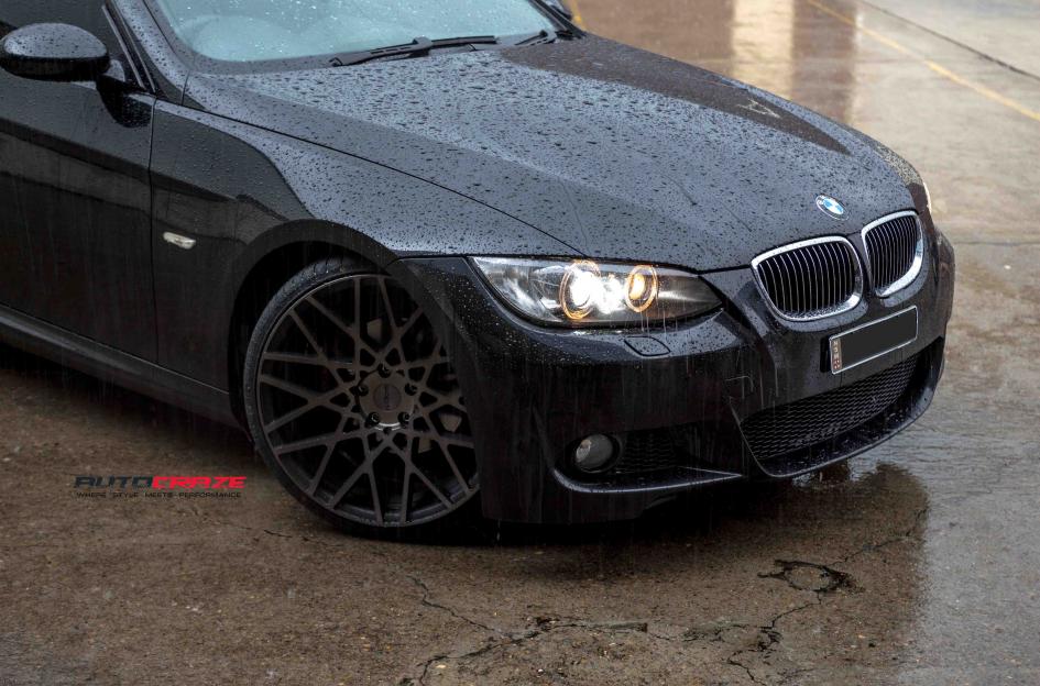 BMW 3 SERIES BLQ MATTE BLACK TINTED FACE