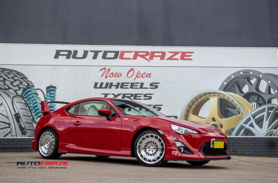 TOYOTA 86 CCV SILVER MACHINED FACE