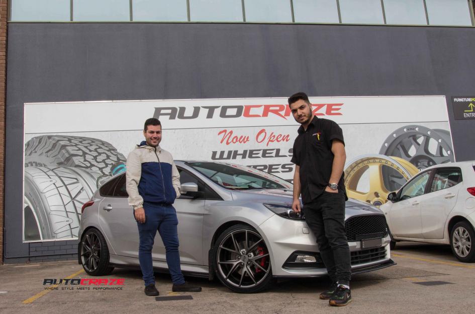 FORD FOCUS  5 STUD  MISANO MATTE GUN METAL
