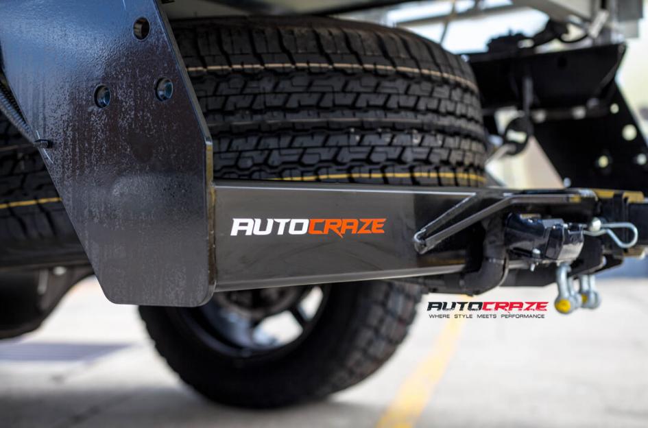 FORD RANGER GD07 MATTE BLACK MILLED
