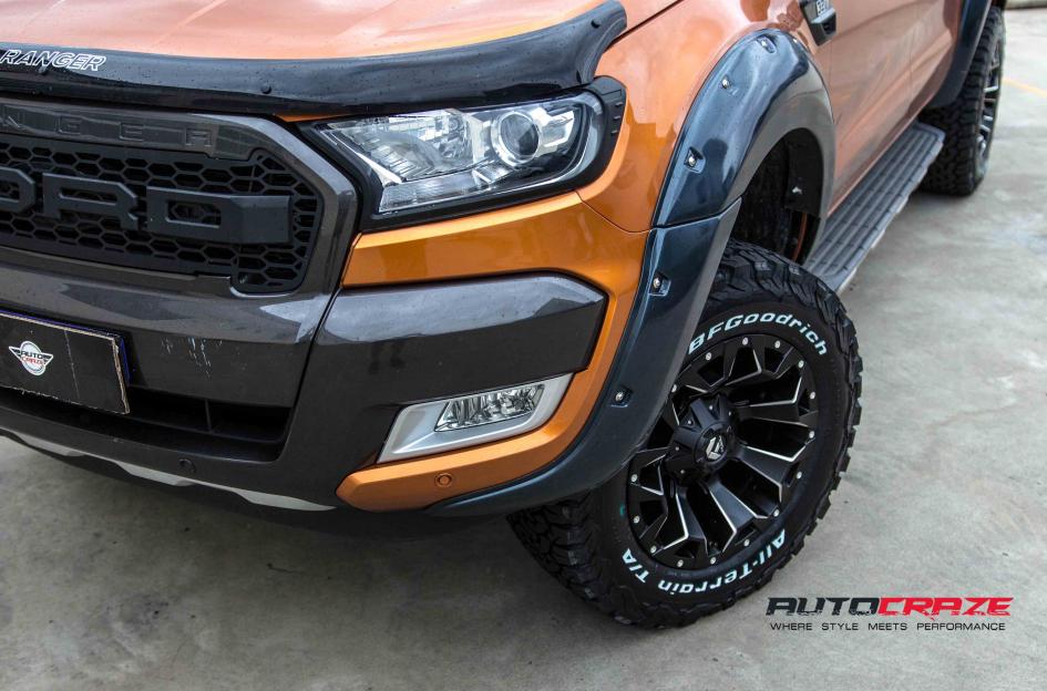FORD RANGER ASSAULT GLOSS BLACK MILLED ACCENTS 6