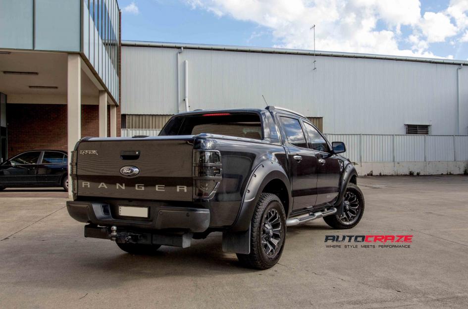 FORD RANGER ASSAULT GLOSS BLACK MILLED ACCENTS 20