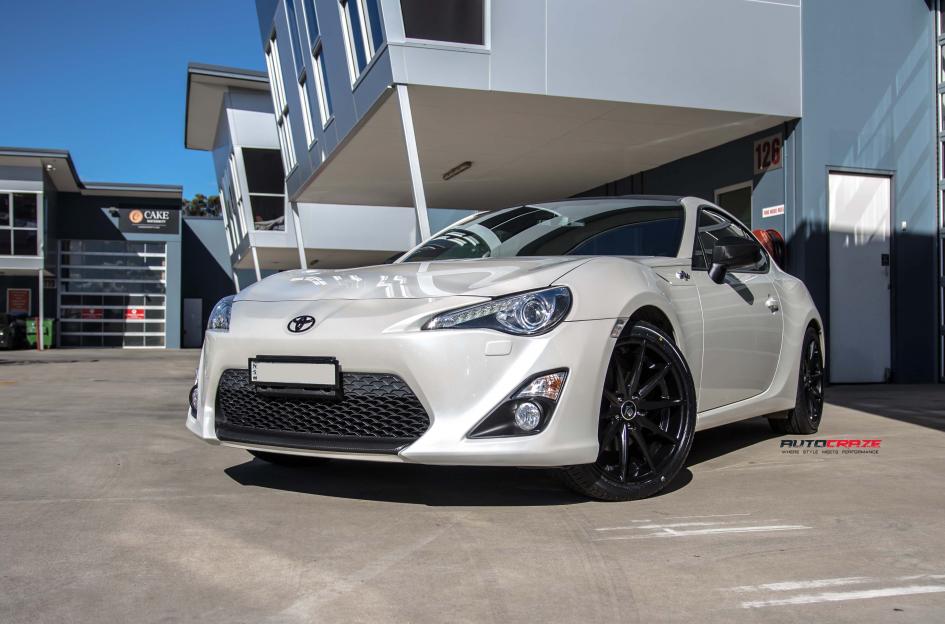 TOYOTA 86 CONCAVE MATTE BLACK