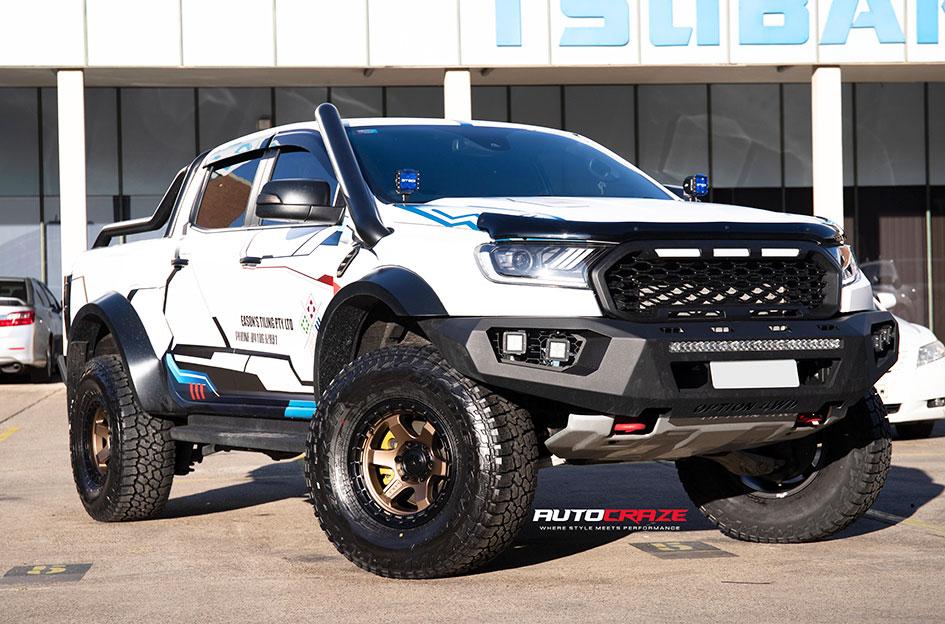 FORD RANGER RAPTOR BLOCK MATTE BRONZE BLACK RING