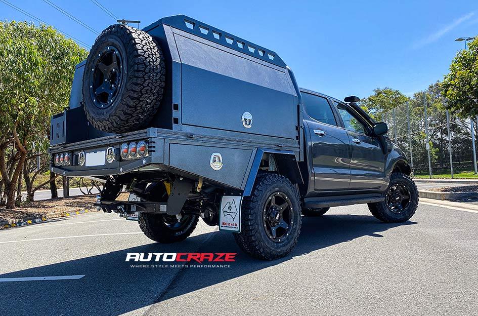 FORD RANGER GD04 MATTE BLACK