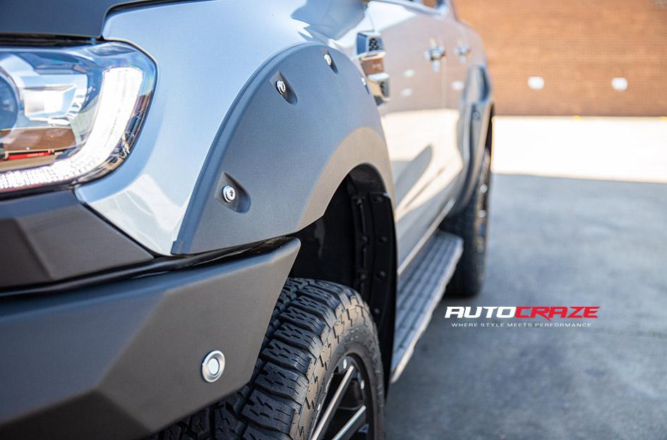 FORD RANGER CONTRA MATTE BLACK MILLED