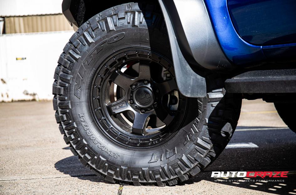 FORD RANGER RAPTOR BLOCK MATTE ANTHRACITE BLACK RING