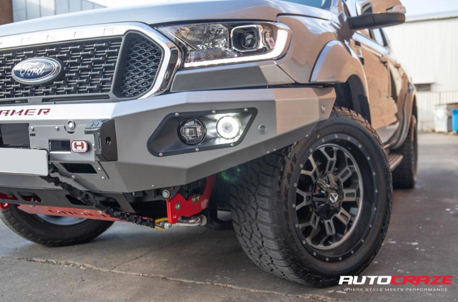 FORD RANGER CRUSH GLOSS BLACK DOUBLE DARK TINT