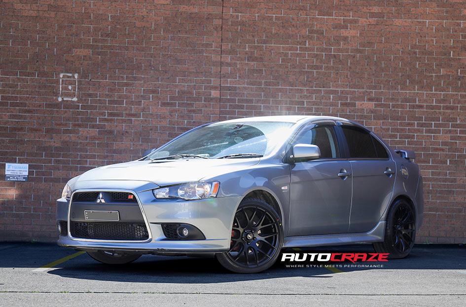 MITSUBISHI LANCER OX111 MATTE BLACK
