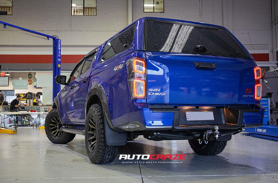 ISUZU DMAX BLITZ MATTE BLACK MACHINED DDT