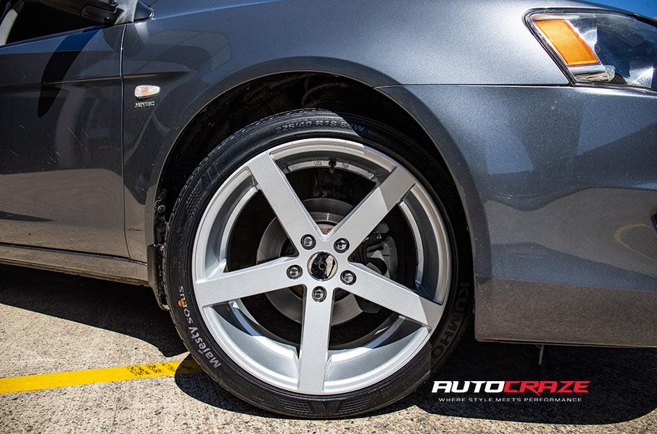 MITSUBISHI LANCER OX838 FULL POLISH SILVER