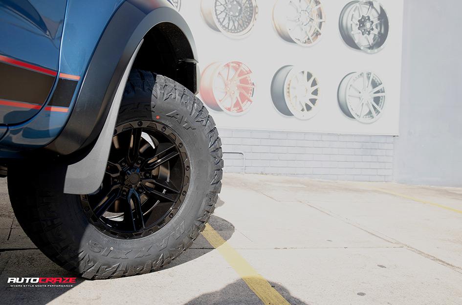 FORD RANGER RAPTOR RAILCAR 6 SATIN BLACK