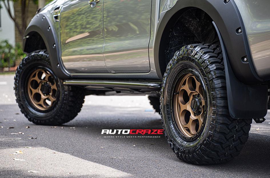 FORD RANGER DIRTY HARRY MATTE BRONZE BLACK LIP