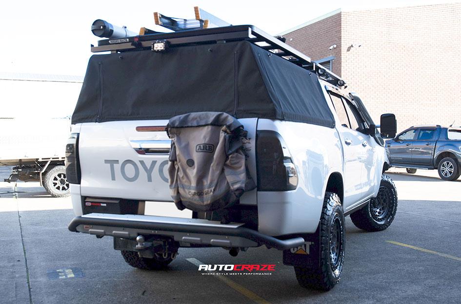 TOYOTA HILUX N80 4WD UNIT MATTE ANTHRACITE BLACK RING
