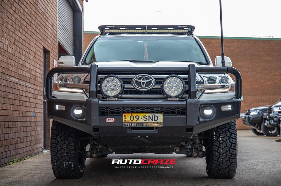 TOYOTA LANDCRUSIER KM702 SATIN BLACK MILLED ACCENTS
