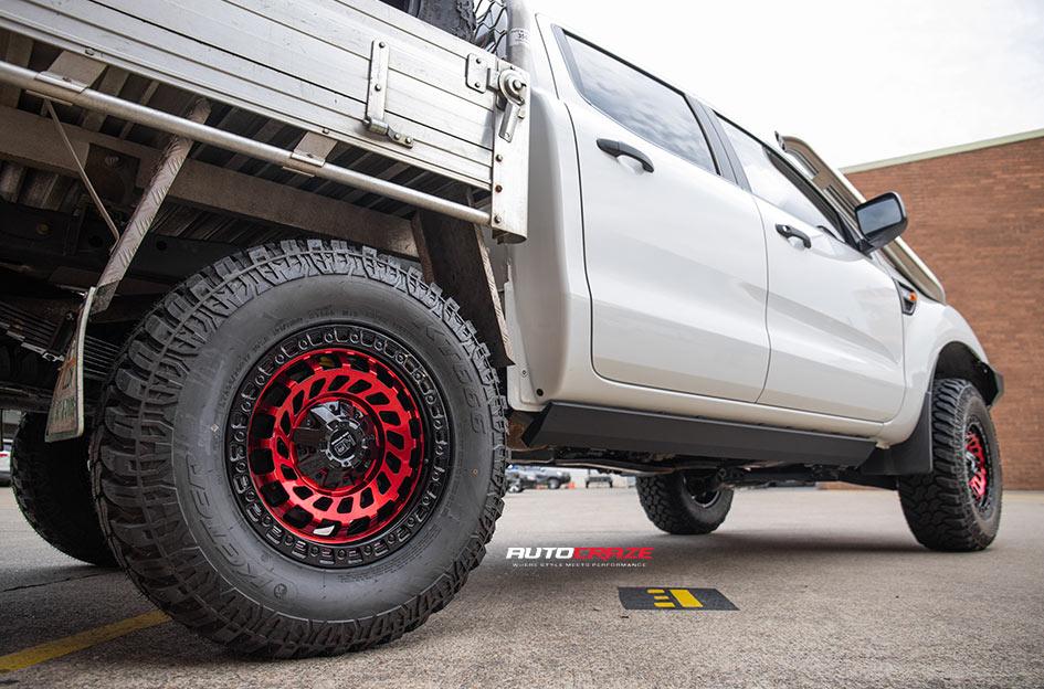 FORD-RANGER-ZOMBIE-GLOSS-BLACK-MACHINED-RED