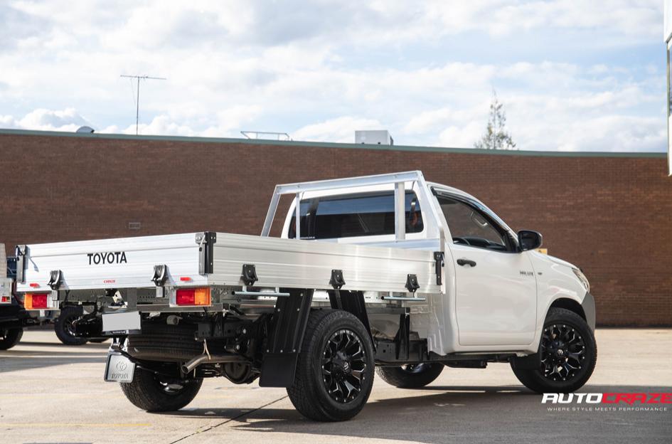 TOYOTA HILUX 2WD (2005 ONWARDS) ASSAULT GLOSS BLACK MILLED ACCENTS
