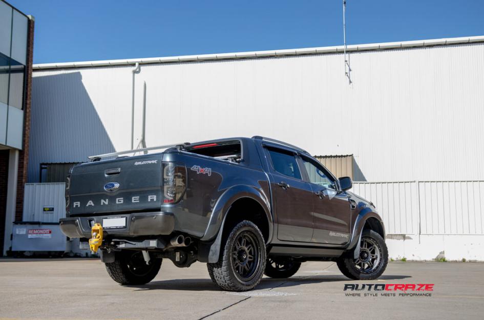 FORD RANGER HOSTAGE III MATTE ANTHRACITE WITH BLACK RING