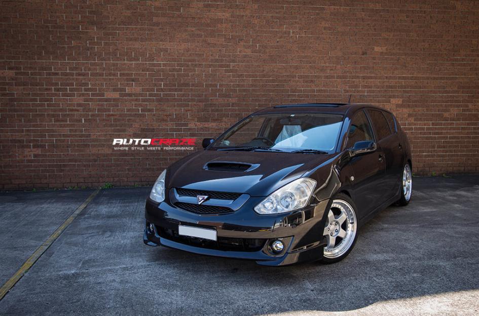TOYOTA CALDINA RS1 SILVER MACHINED LIP