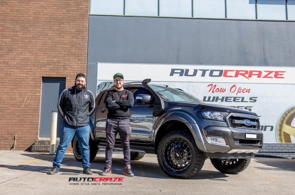 FORD RANGER GD03 GLOSS BLACK MILLED ACCENTS