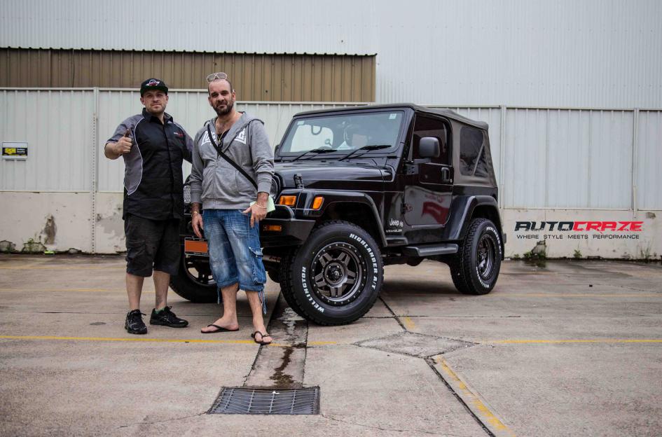 JEEP WRANGLER ANZA MATTE ANTHRACITE WITH BLACK RING 3