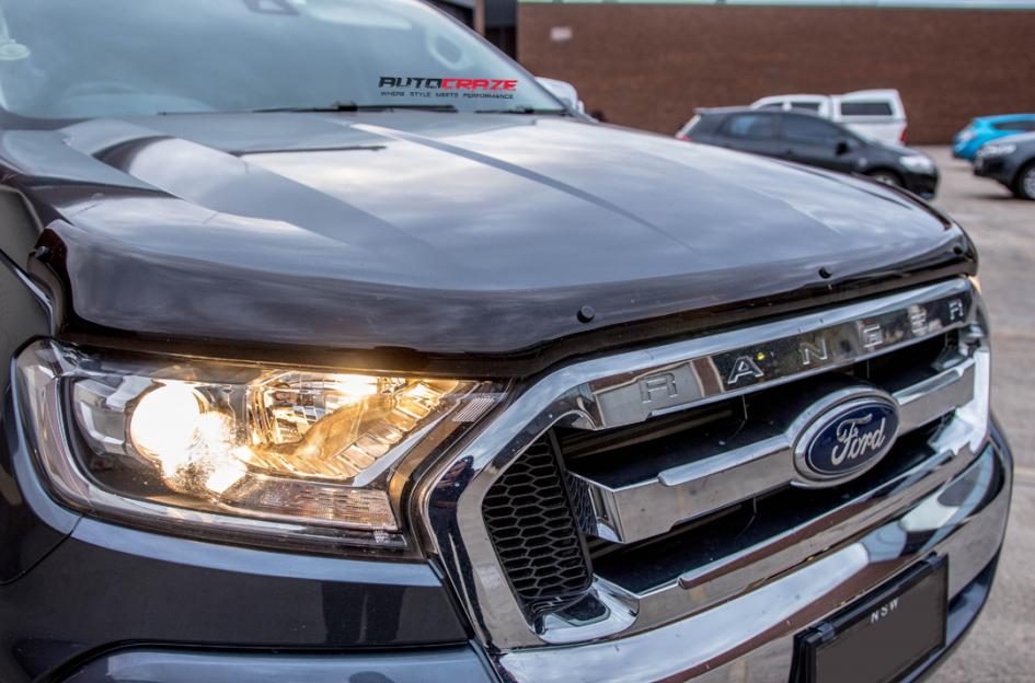 FORD RANGER COUPLER BLACK MACHINED WITH DARK TINT