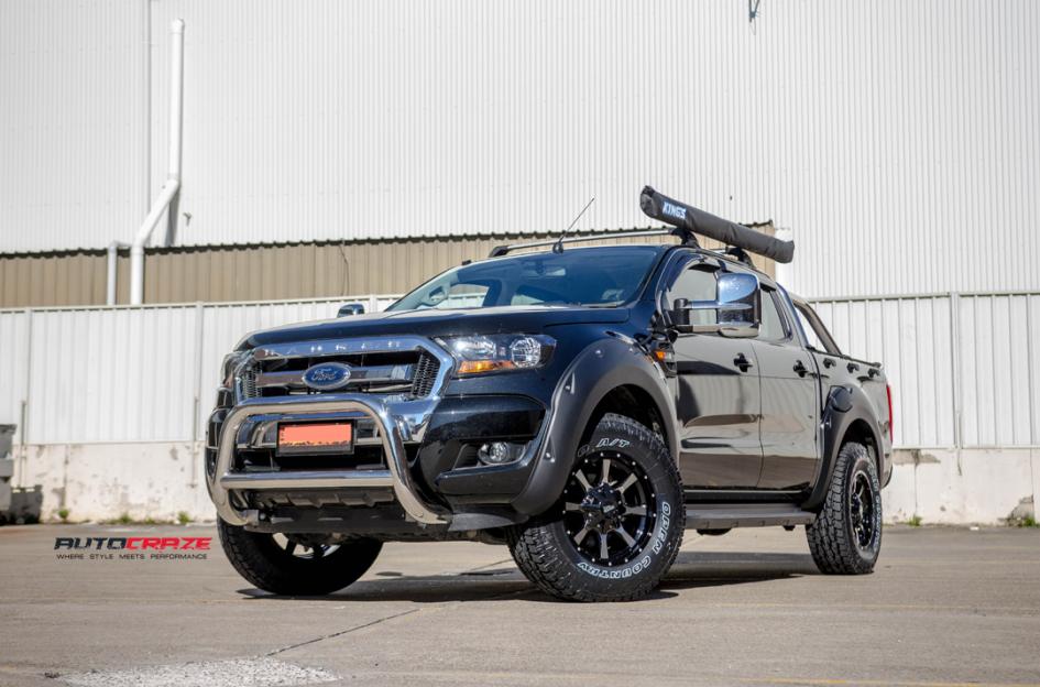 FORD RANGER MO970 GLOSS BLACK MACHINED FACE