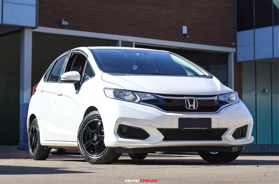 HONDA JAZZ MOTEGI MR116 GLOSS BLACK MACHINED STRIPE