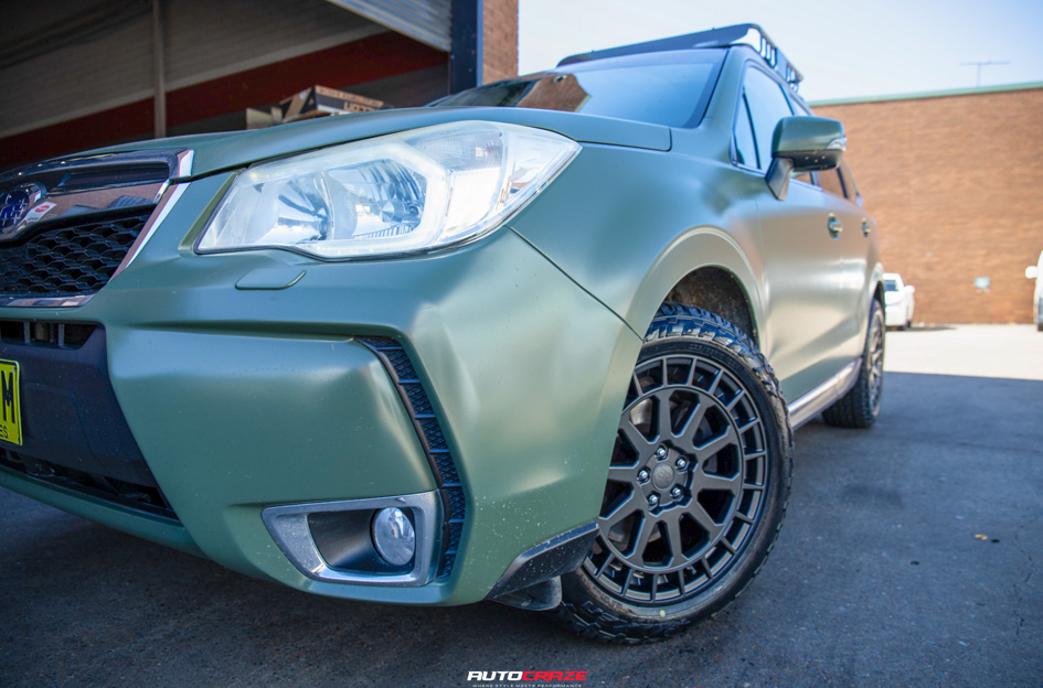 SUBARU FORESTER BLACK RHINO BOXER GUN BLACK