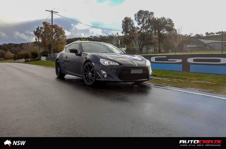 TOYOTA 86 CONCAVE MATTE BLACK