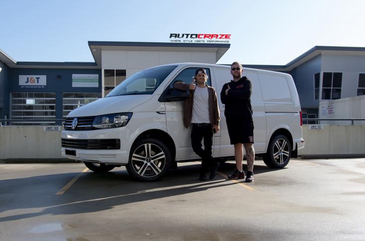 VOLKSWAGEN TRANSPORTER LIBERATOR GLOSS BLACK MACHINED FACE