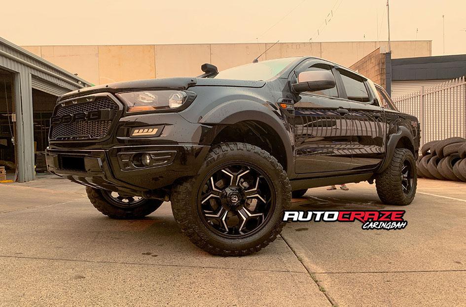 FORD RANGER AVENGER GLOSS BLACK MILLED