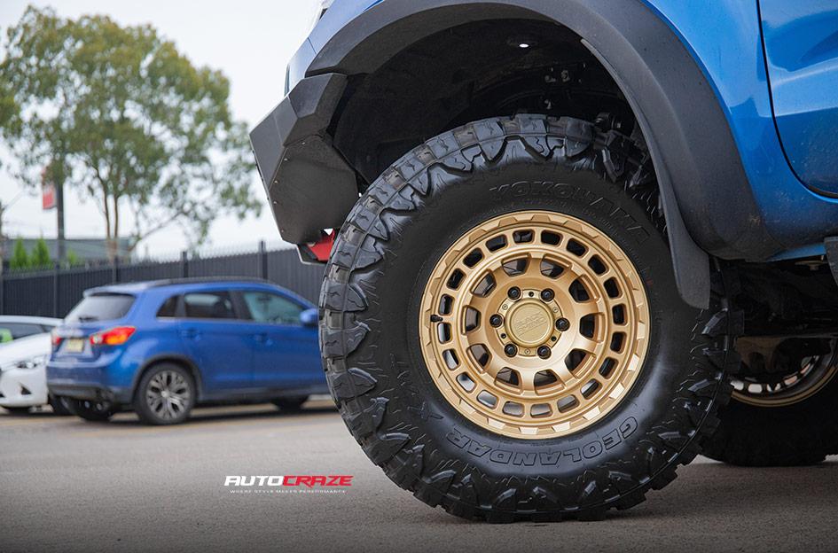 FORD RANGER RAPTOR CHAMBER MATTE GOLD