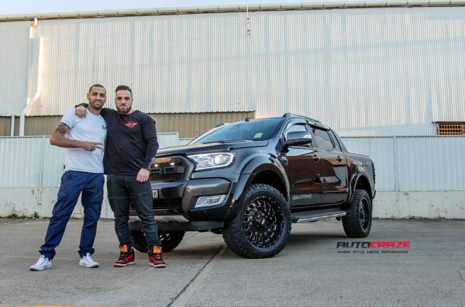 FORD RANGER GD03 GLOSS BLACK MILLED ACCENTS