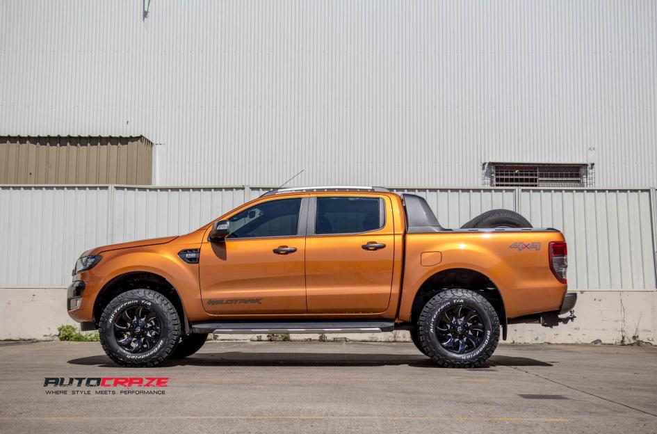 FORD RANGER CLEAVER GLOSS BLACK MILLED ACCENTS