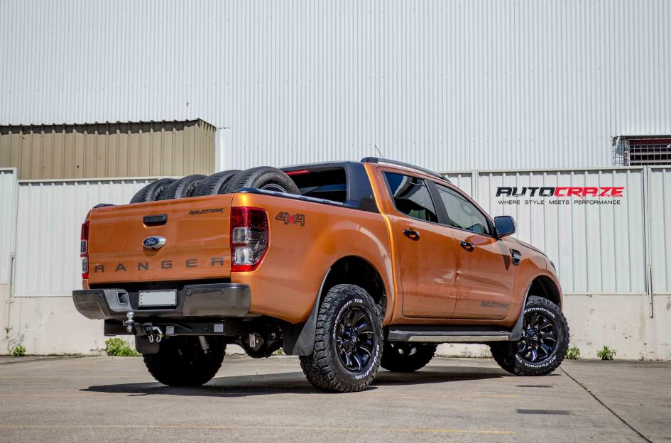 FORD RANGER CLEAVER GLOSS BLACK MILLED ACCENTS