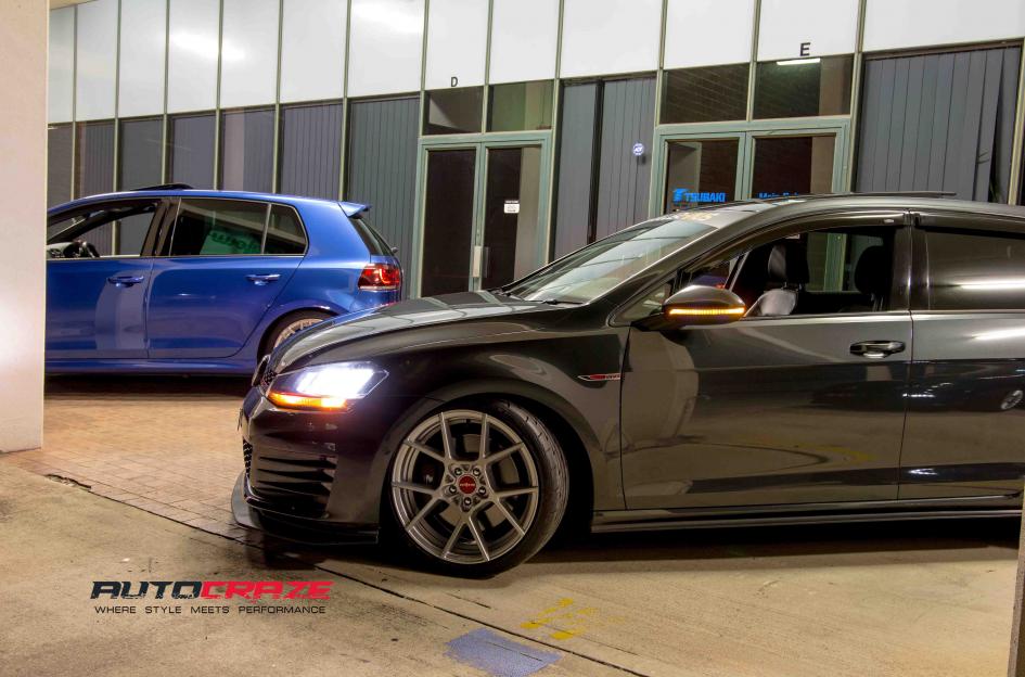 VOLKSWAGEN GOLF KPS BRUSHED WITH SILVER LIP