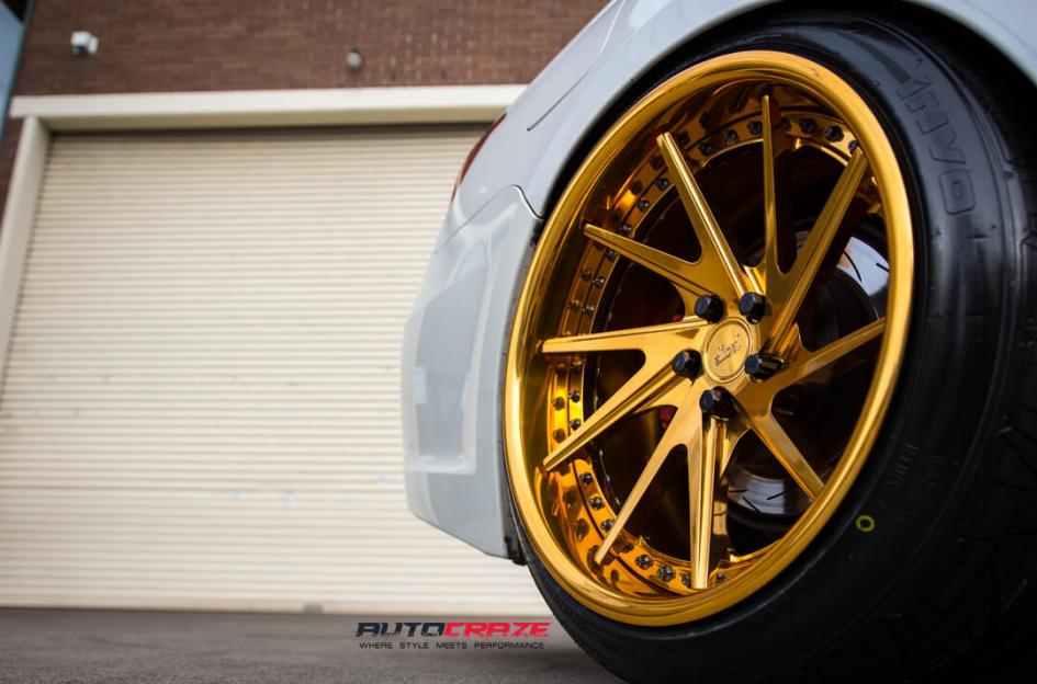 SUBARU WRX INVERT 3 PIECE FORGED4K GOLD