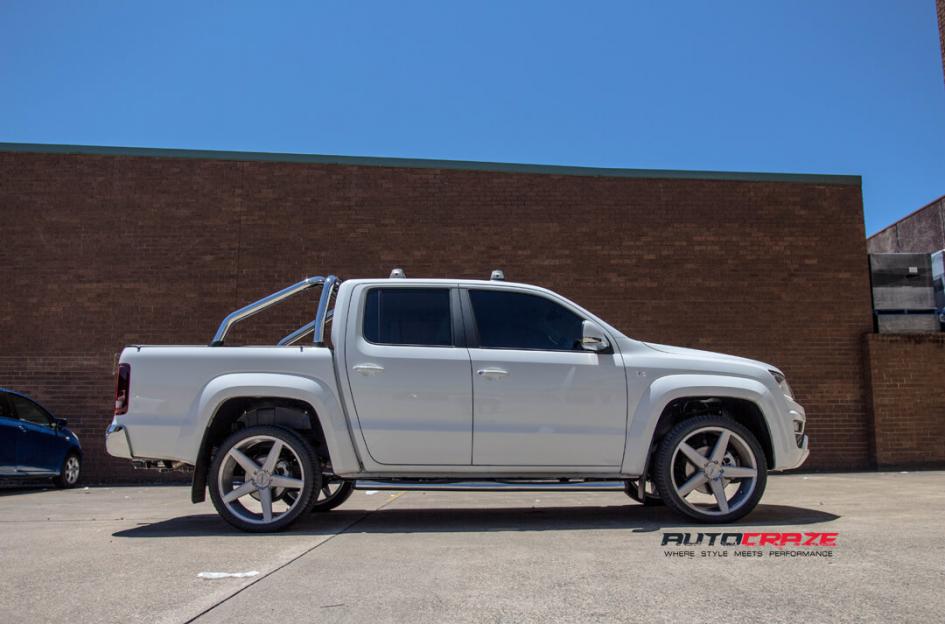 VOLKSWAGEN AMAROK BARON SILVER MACHINED FACE